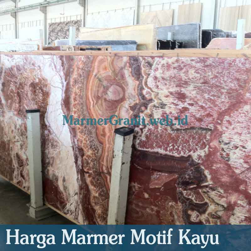 marmer motif kayu