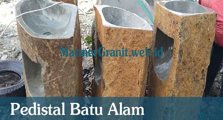 pedistal batu alam
