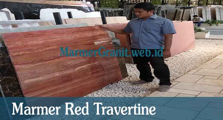 Marmer Red Travertine