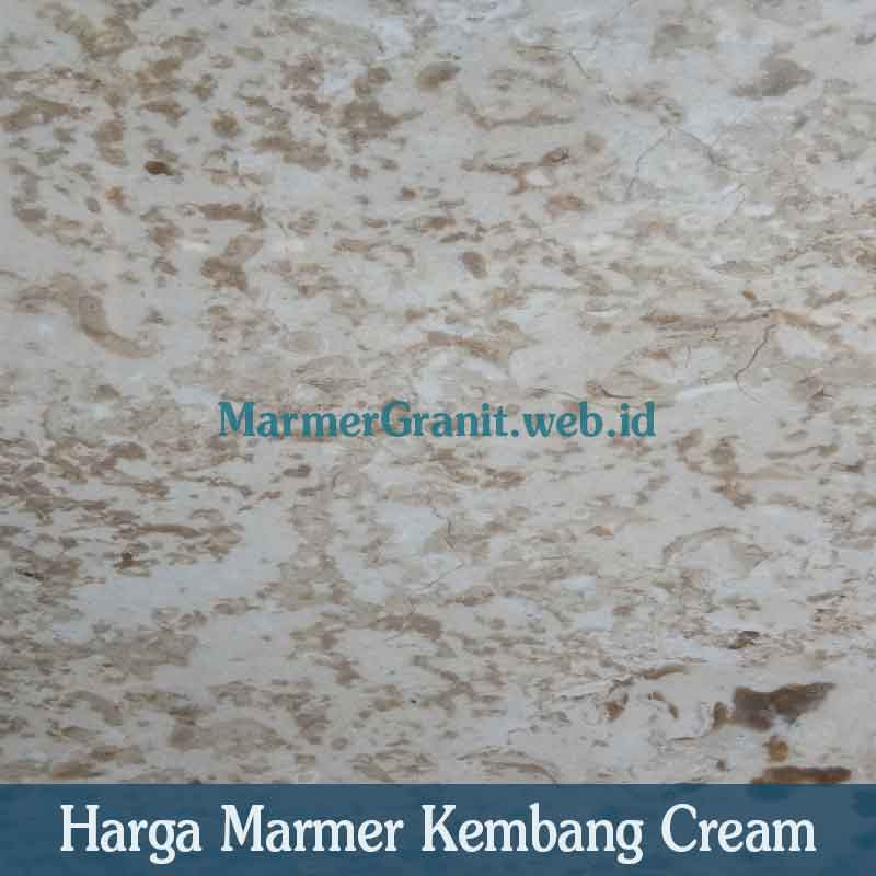 marmer kembang cream