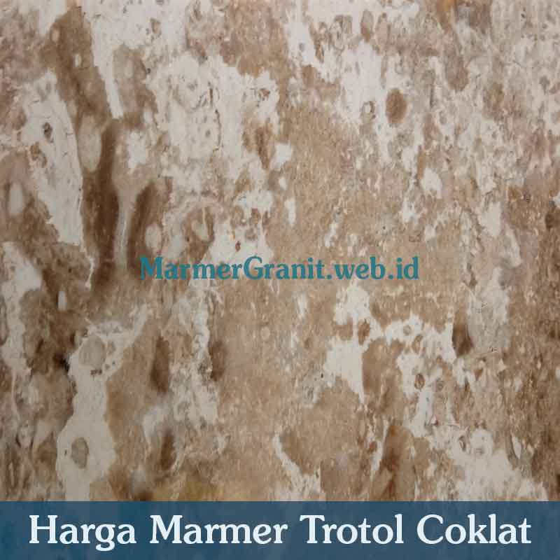 marmer trotol coklat