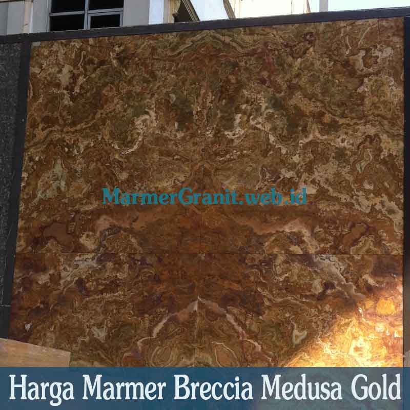 Marmer Breccia Medusa Gold