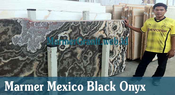 Marmer Mexico Black Onyx