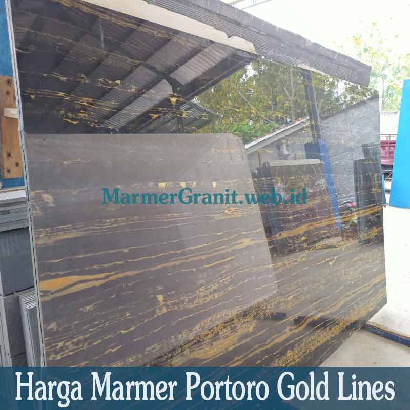 Marmer Portoro Gold Lines