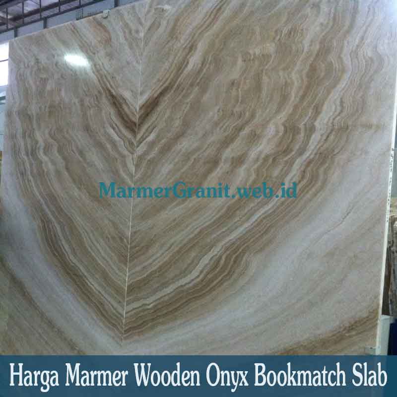 Marmer Wooden Onyx Bookmatch