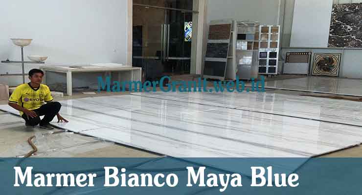 Marmer Bianco Maya Blue