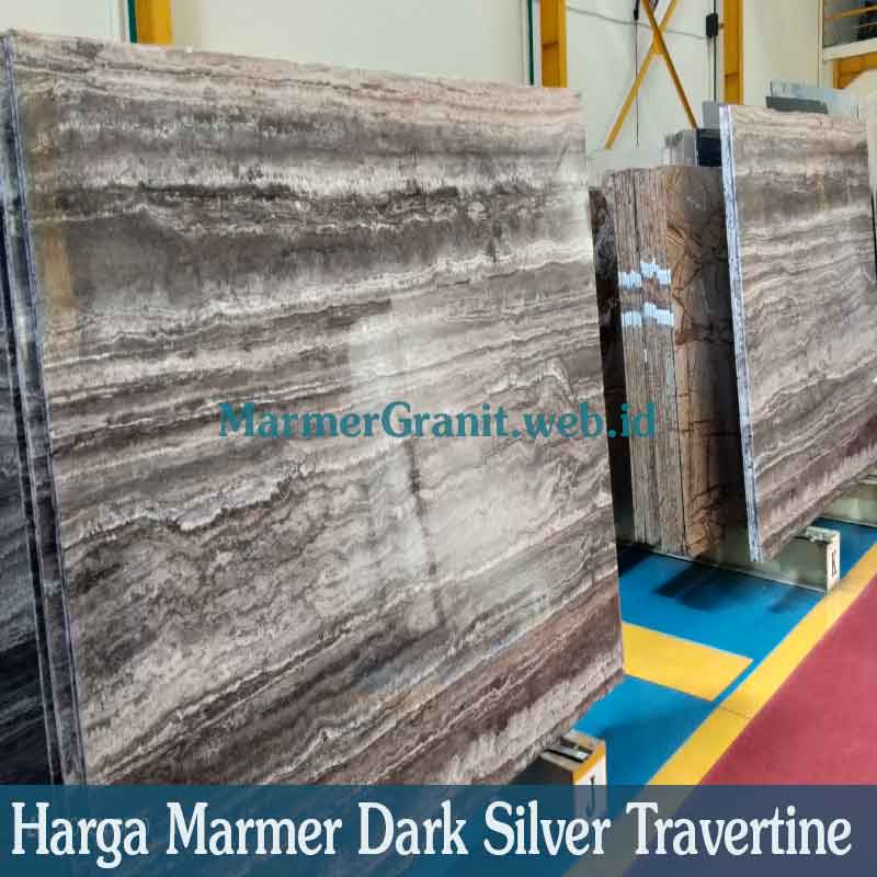 Marmer Dark Silver Travertine