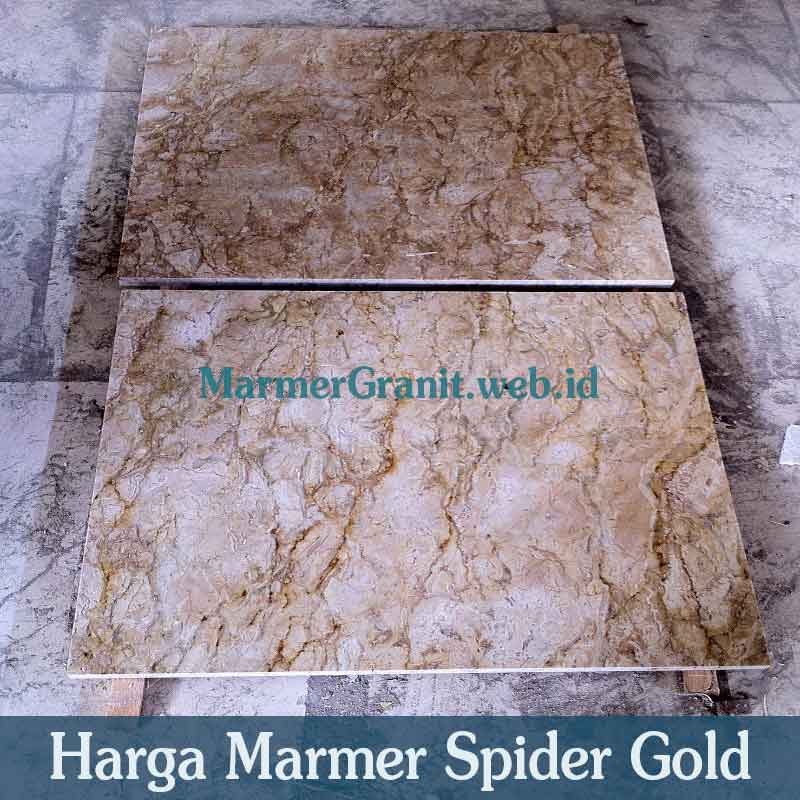Marmer Spider Gold
