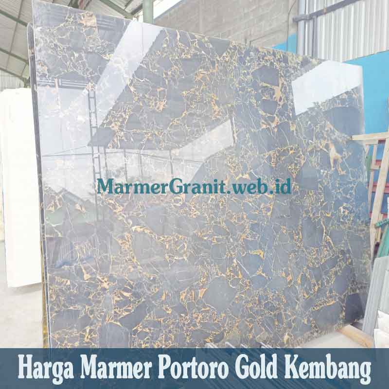 Marmer Portoro Gold Kembang
