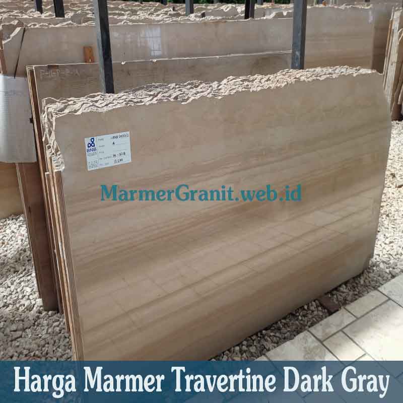 Marmer Travertine Dark Gray