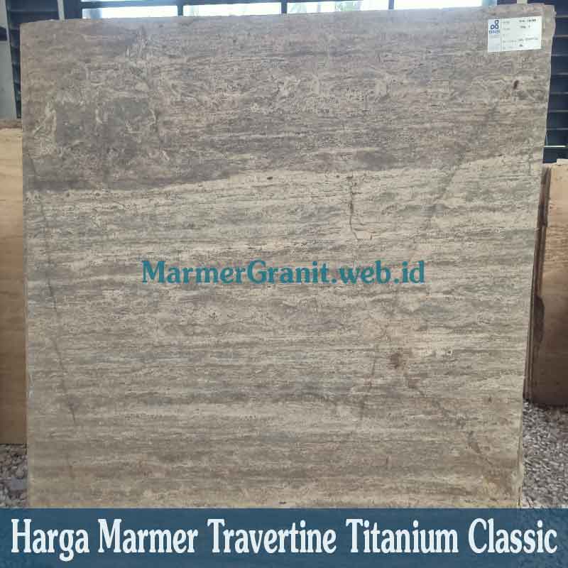 Marmer Travertine Titanium Classic