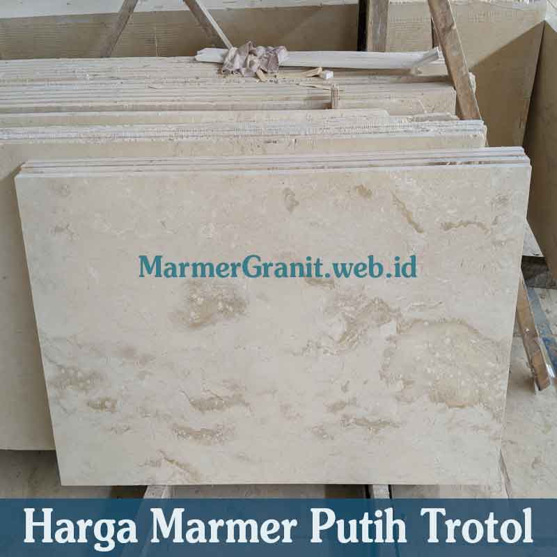 Marmer Putih Trotol