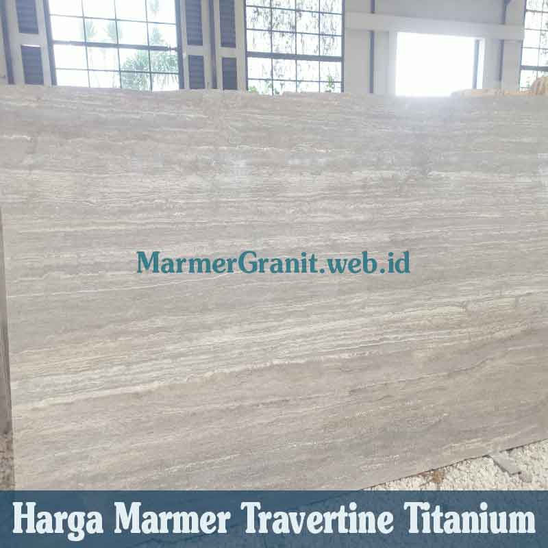 Marmer Travertine Titanium