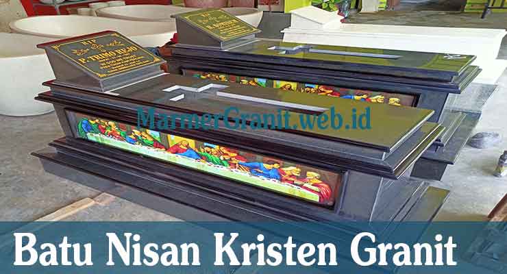 Batu Nisan Kristen Granit