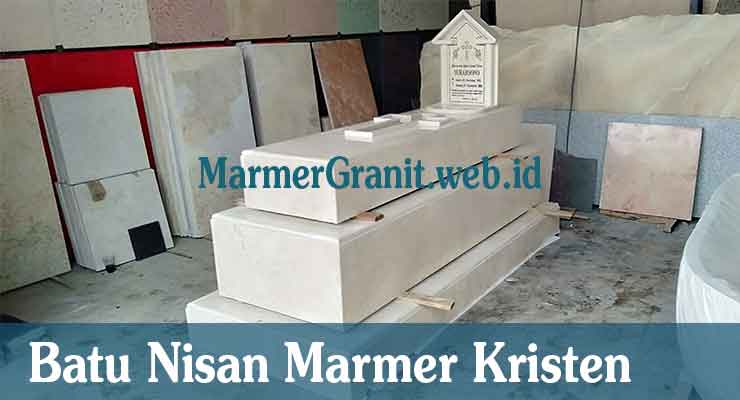 Batu Nisan Marmer Kristen