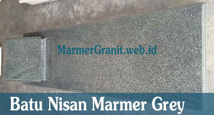 Batu Nisan Marmer Grey