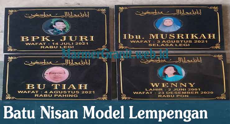 Batu Nisan Lempengan