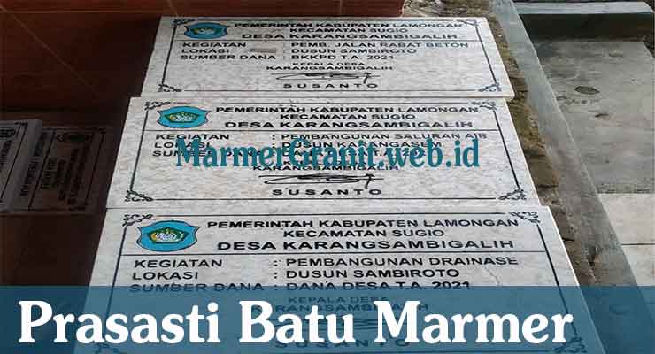 Prsasti Batu Marmer