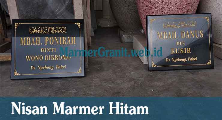 Nisan Marmer Hitam