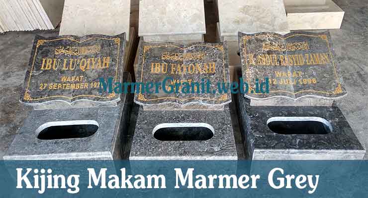 Kijing Makam Marmer Grey