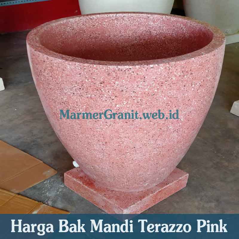 Bak Mandi Terazzo Pink