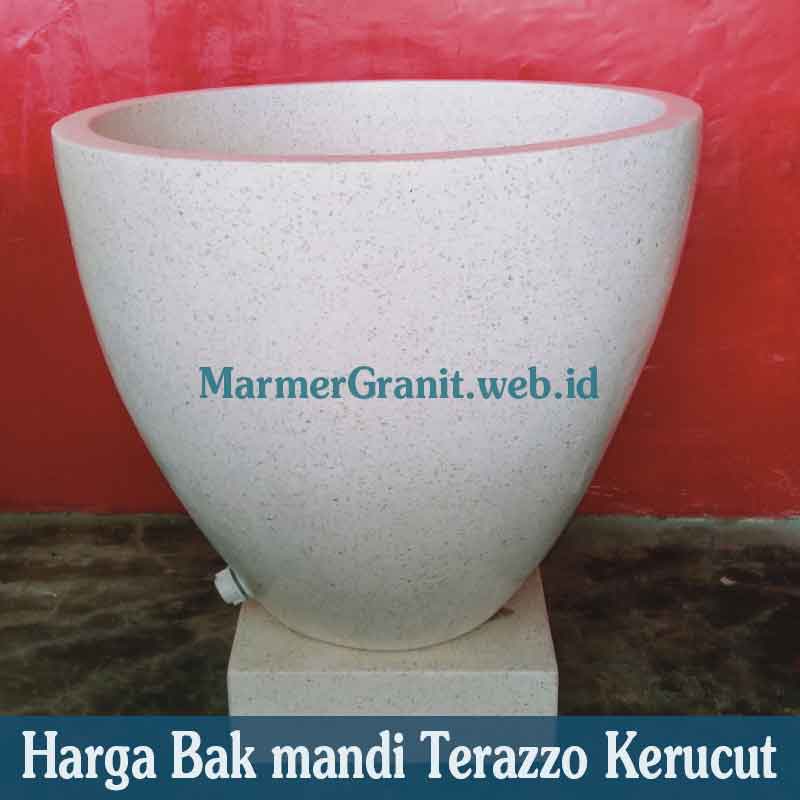 Bak mandi Terazzo Kerucut