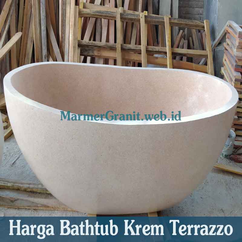 Bathtub Krem Terrazzo