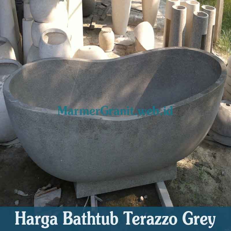 Bathtub Terazzo Grey