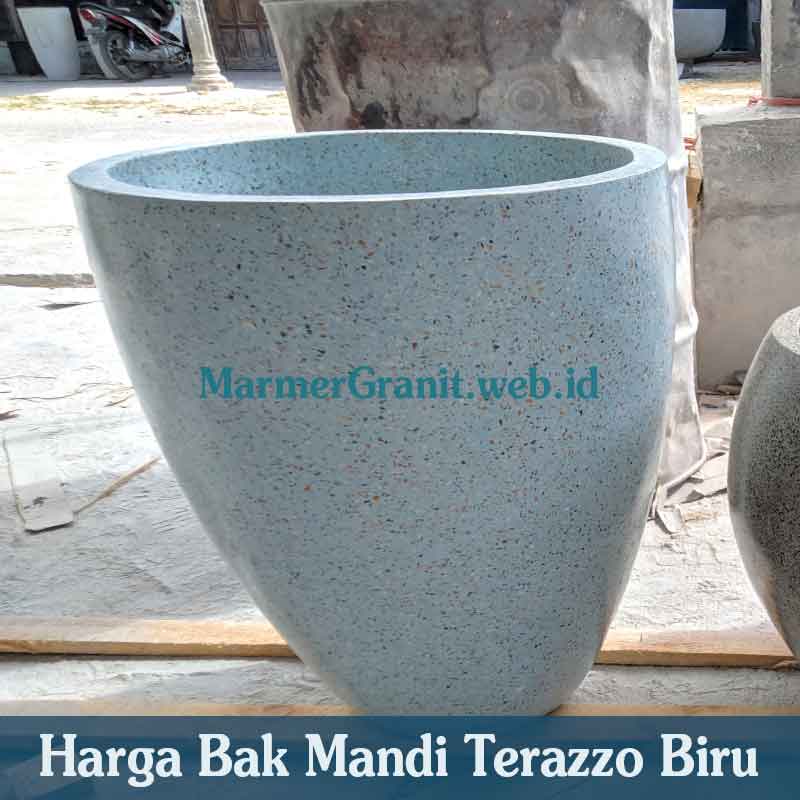Bak Mandi Terazzo Biru