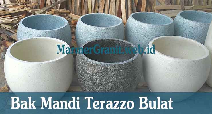 Bak Mandi Terazzo Bulat