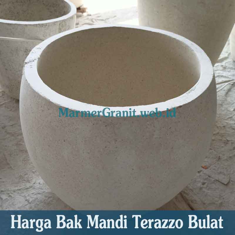Bak Mandi Terazzo Bulat