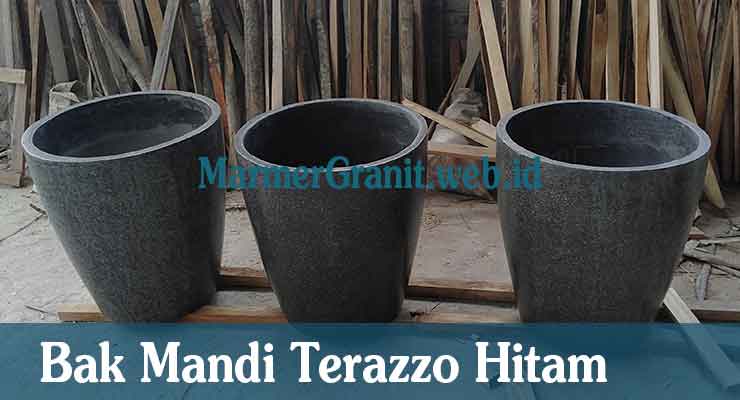 Bak Mandi Terazzo Hitam