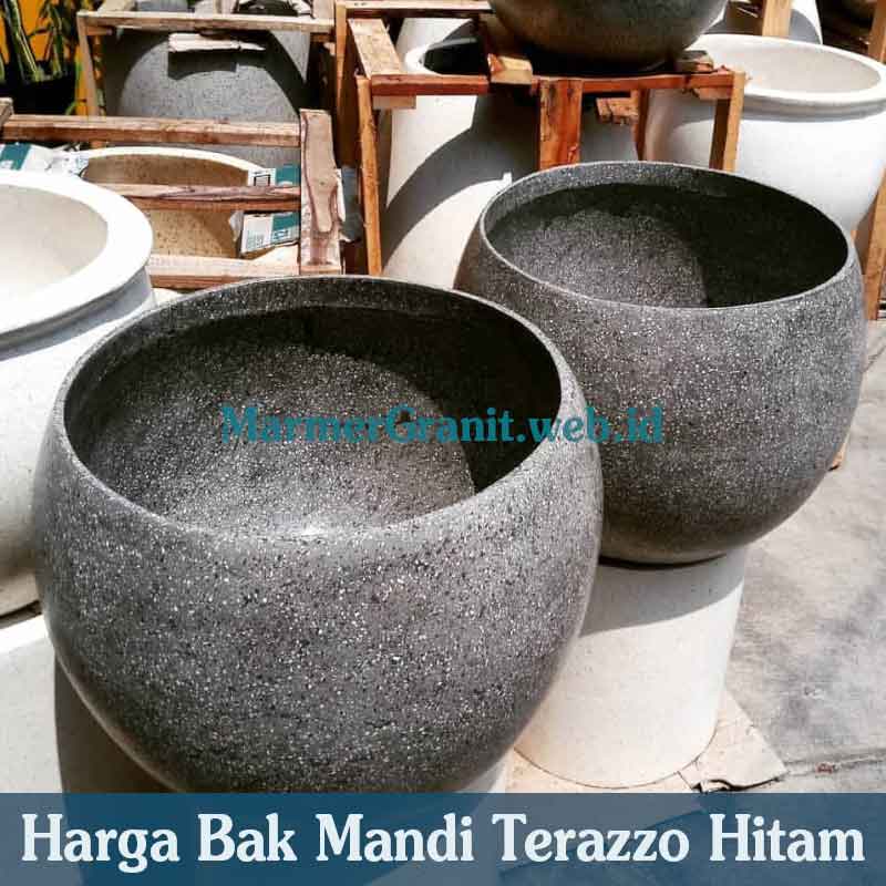 Bak Mandi Terazzo Hitam