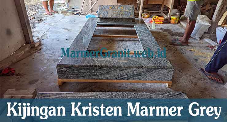 Kijingan Kristen Marmer Grey