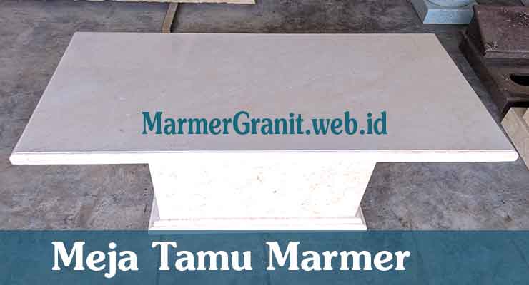 Meja Tamu Marmer