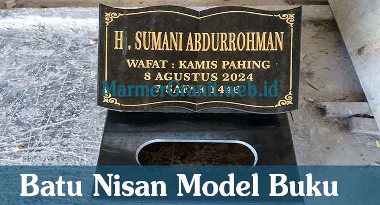 Batu Nisan Model Buku