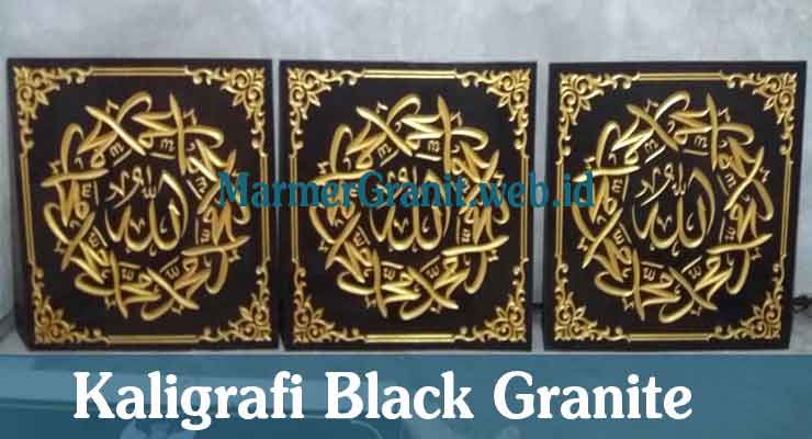 Kaligrafi Black Granite