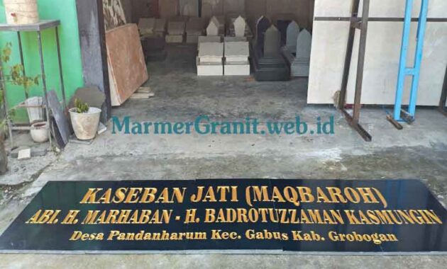 Papan Nama Yayasan Granite