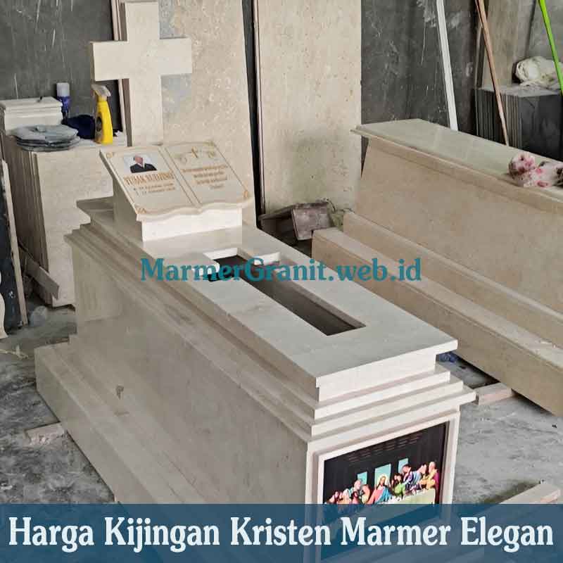 Kijingan Kristen Marmer Elegan