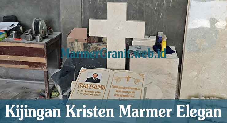 Kijingan Kristen Marmer Elegan