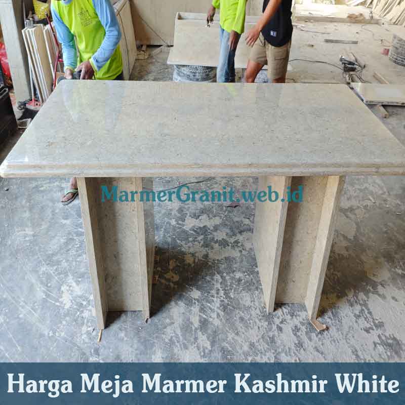 Meja Marmer Kashmir White
