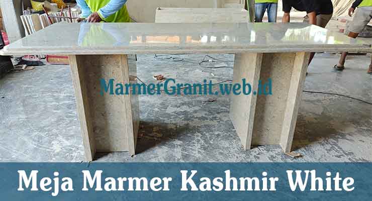 Meja Marmer Kashmir White
